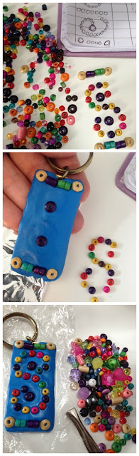 Using Sugru to upcycle a keyring craft