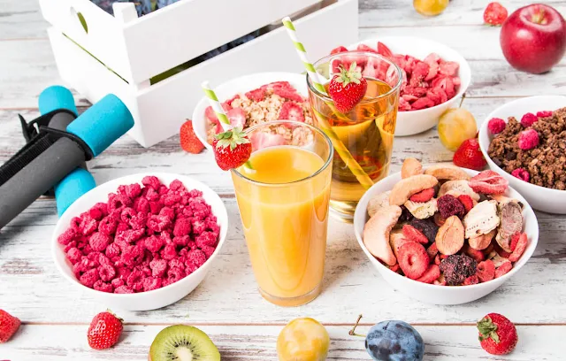 dried fruits fruit juices