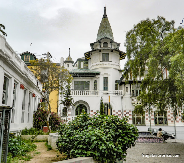 Paseo Yugoslavo em Valparaíso no Chile