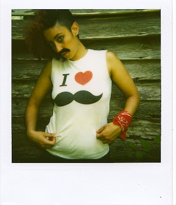 girls with mustaches. Where the girls wear mustaches
