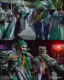 Desfile Inaugural del Carnaval. Uruguay. 2017 Murga Curtidores de Hongos