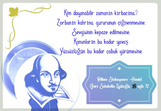 #WilliamShakespeare #Hamlet #ÇeviriSabahattinEyüboğlu