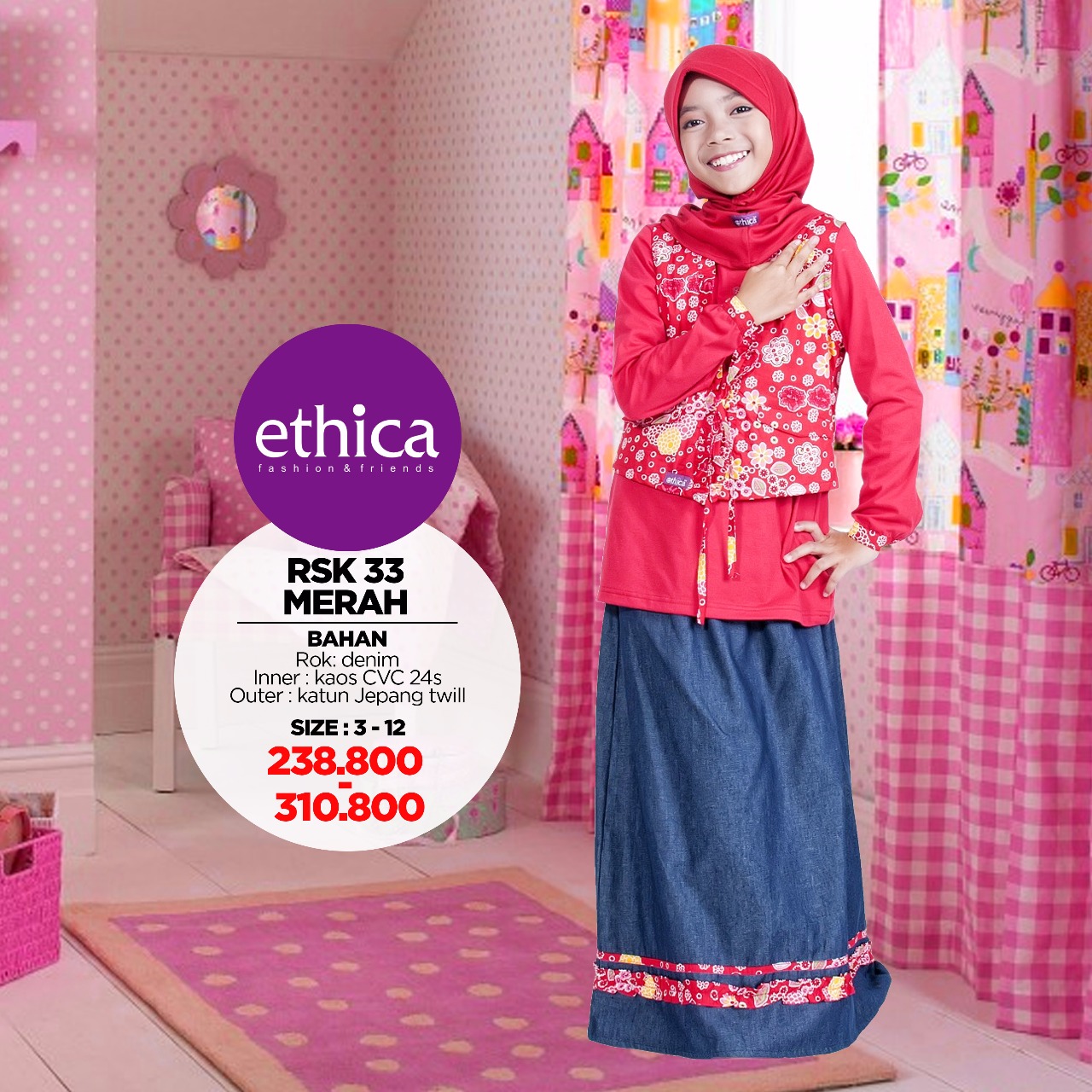 KOLEKSI SETELAN TERBARU ETHICA KIDS RSK 33