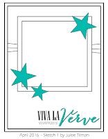 April Viva la Verve Sketch 1 | Sketch designed by Julee Tilman