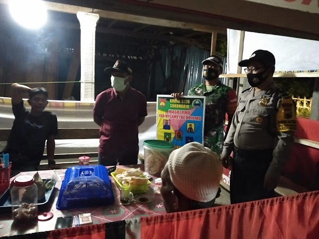 Patroli Sekaligus Himbau Warga Dilakukan Anggota Koramil 05/Weru Dan Anggota Polsek Weru