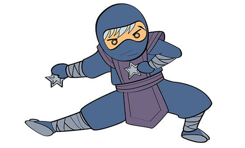 How to draw a Ninja