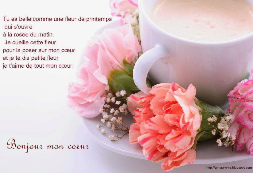 Sms d'amour de bonjour