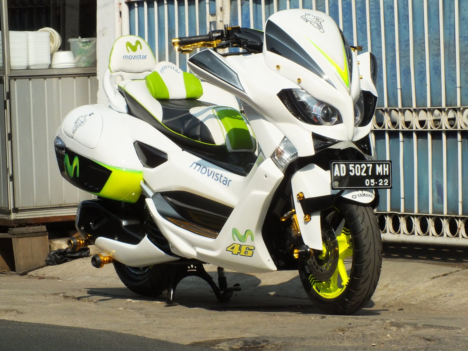  Modifikasi  JOK  MOTOR  JOK  YAMAHA NMAX PLUS SANDARAN BLK 