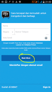 Daftar BBM | Buat Akun ID BBM