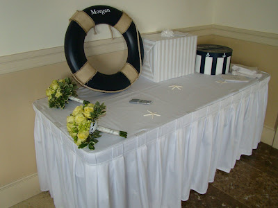 A few nautical details The life preserver from Pottery Barn Kids was used