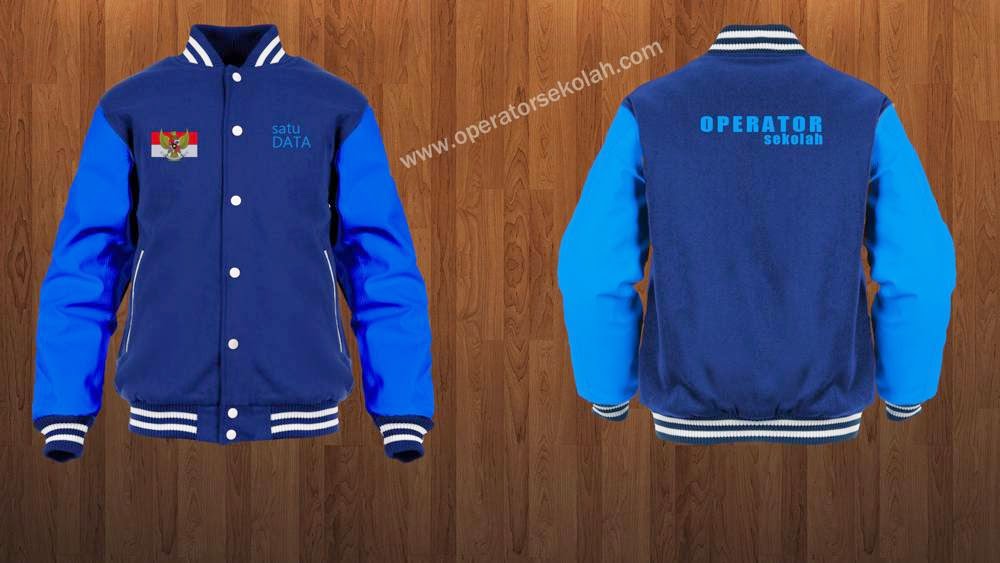 Contoh Desain  Baju Jaket  Operator Sekolah Simpel Keren 