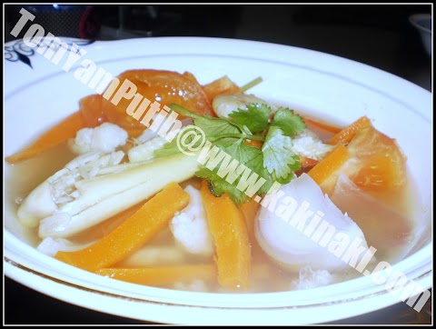 cara masak tomyam putih guna perencah adabi