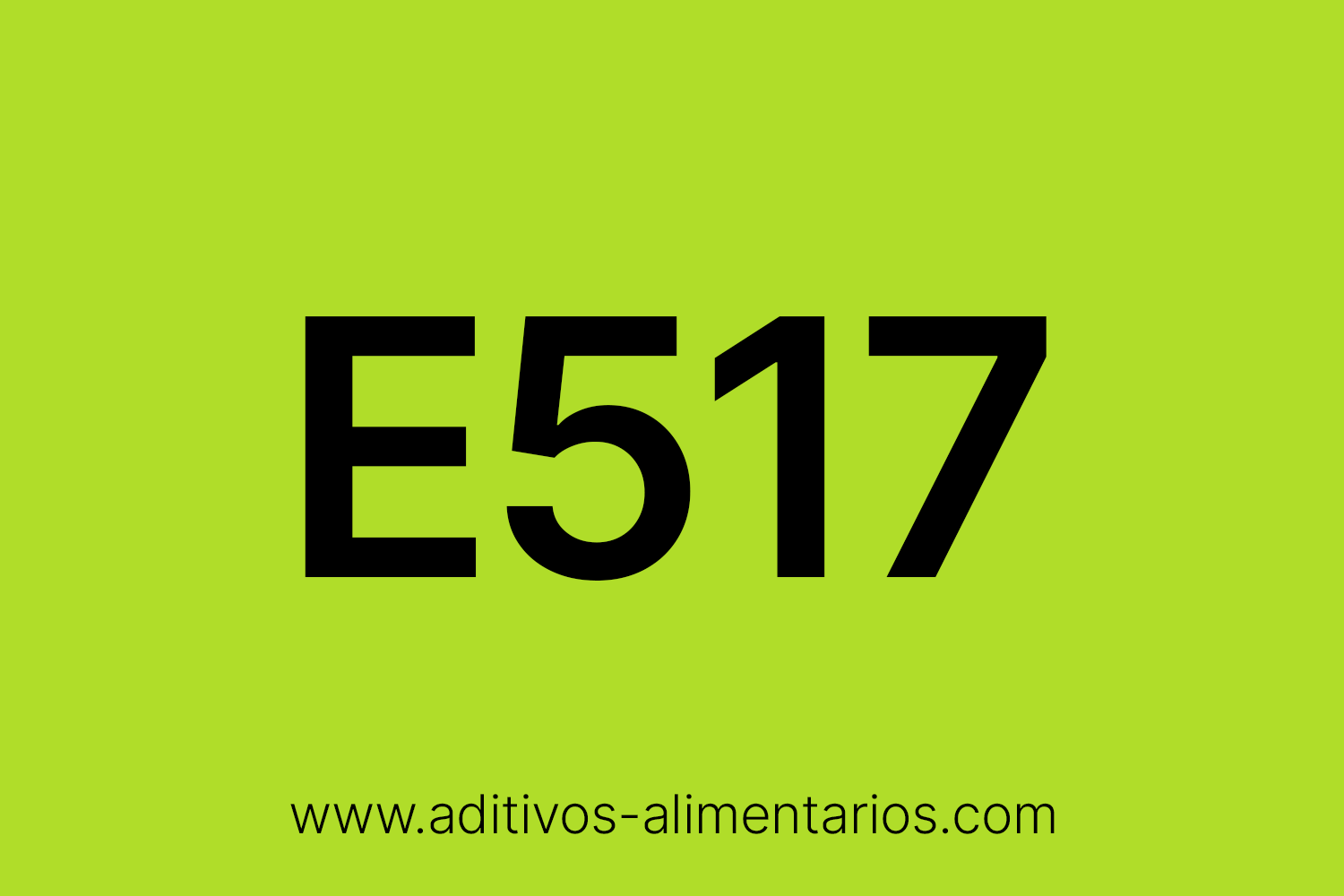 Aditivo Alimentario - E517 - Sulfatos Amónicos
