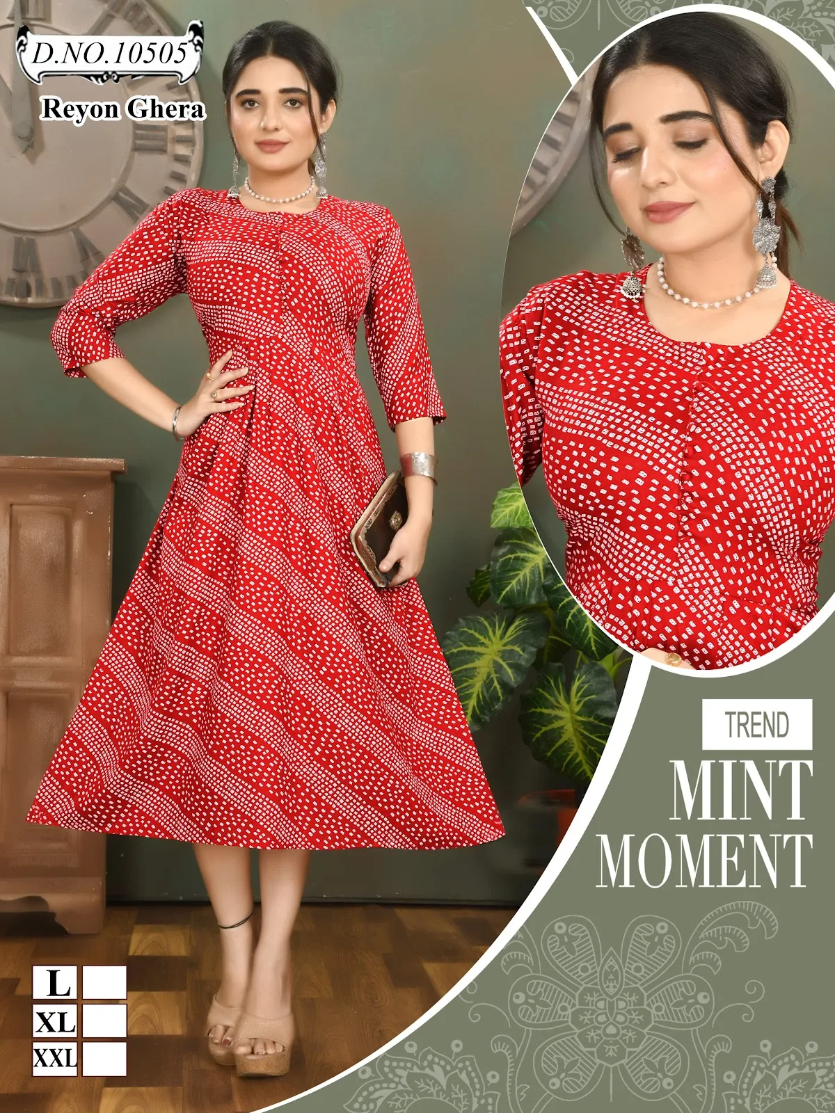 Reyon Ghera 221124 Mmc Anarkali Kurtis