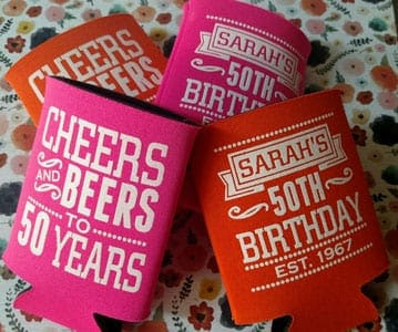 Birthday Koozies, Koozies