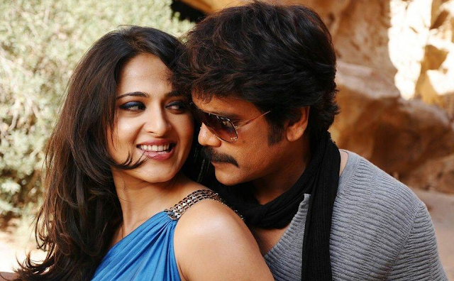 anushka shetty with Nagarjun