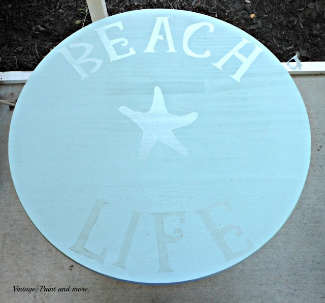 Vintage, Paint and more... DIY stencil for DIY wood table