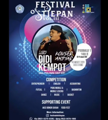Konser Ambyar Didi Kempot Festival Of STIEPAN Balikpapan Kalimantan