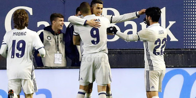 Hasil Pertandingan Osasuna vs Real Madrid