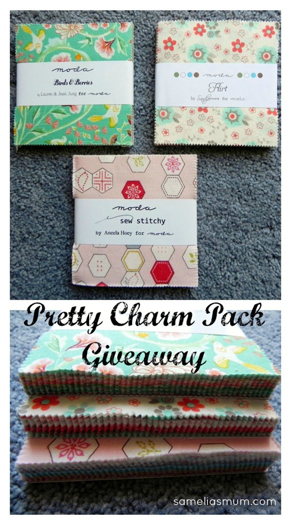 Pretty Charm Pack Giveaway sameliasmum
