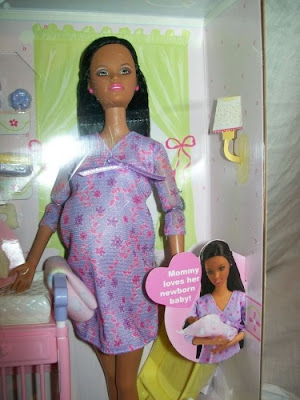 pregnant barbie gives birth. pregnant barbie doll. pregnant