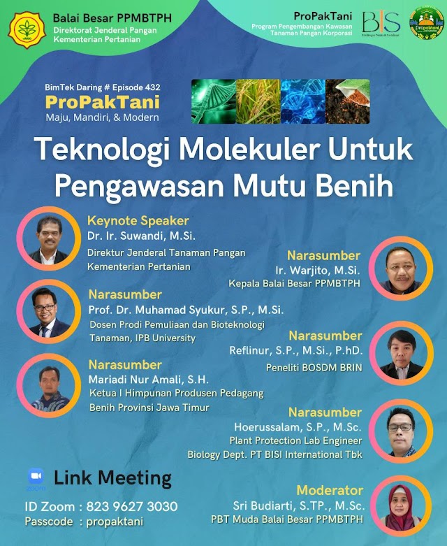 Kementan Dorong Pemanfaatan Teknologi Molekuler untuk Pengawasan Mutu Benih