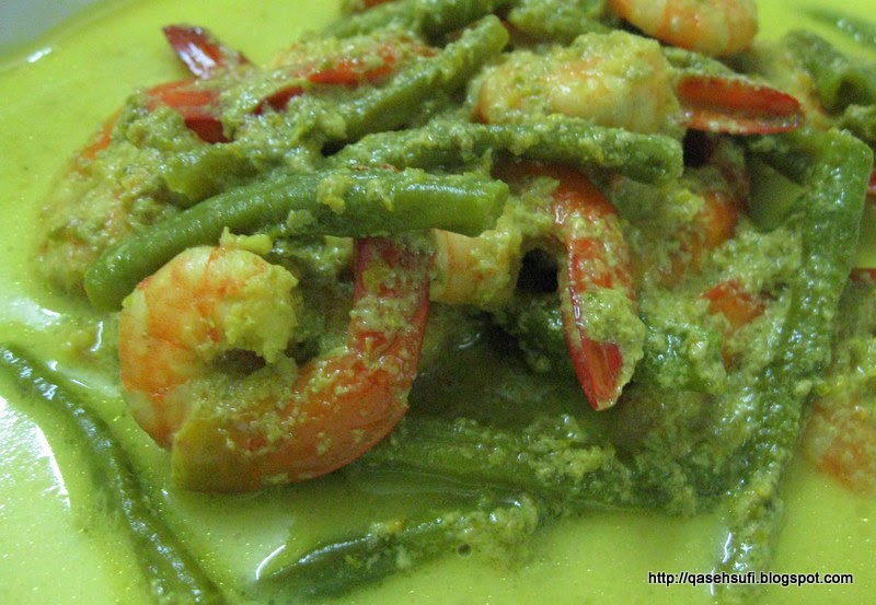 Kerulls: Udang Lemak Cili Padi dengan Kacang Panjang