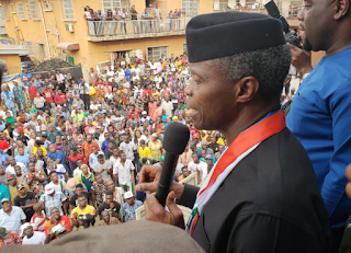 Osinbajo, Others take APC door-to-door campaign to Kosofe,  Lagos - Photos