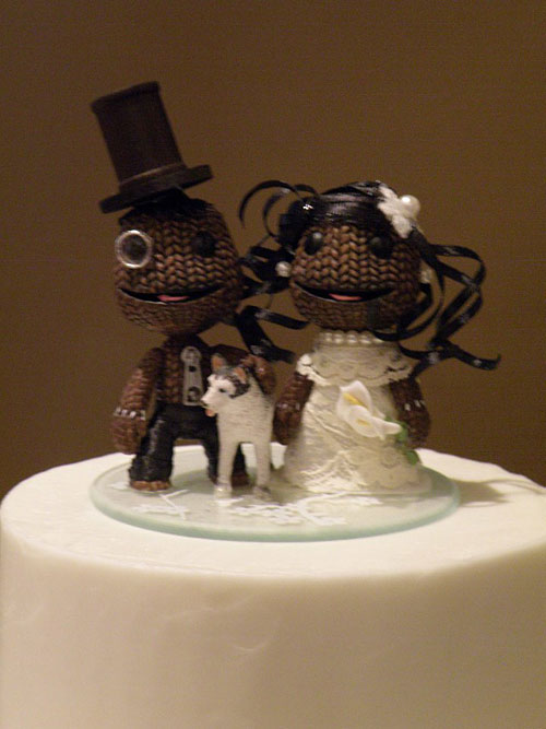 little big planet wedding cake topper