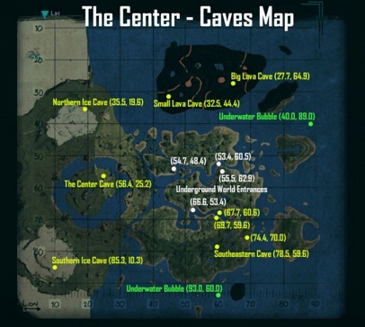 Dtg Reviews Ark Survival Evolved All Cave Locations Details Map