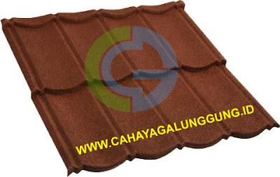 GENTENG METAL STAR WARNA DRAK BROWN