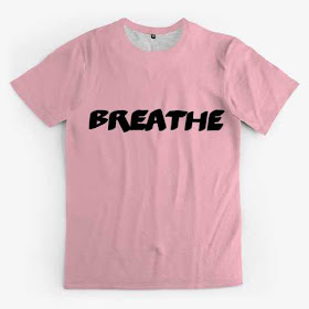 Breathe All-over Unisex Tee Shirt Pink