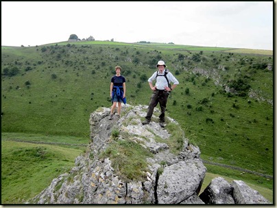 Sue and David on Peter's Stone