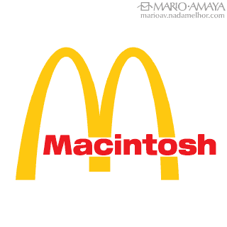 Sobrepondo Macintosh ao Mac Donalds 