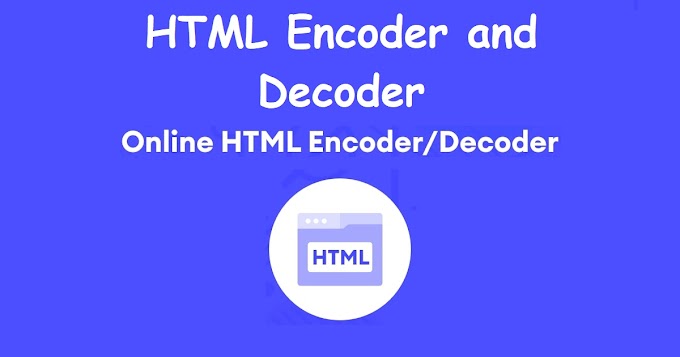 HTML Encode and Decoder | HTML Entity Encoder Decoder