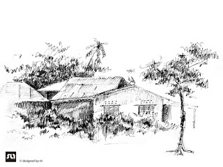 Village place 1 sketched by slt