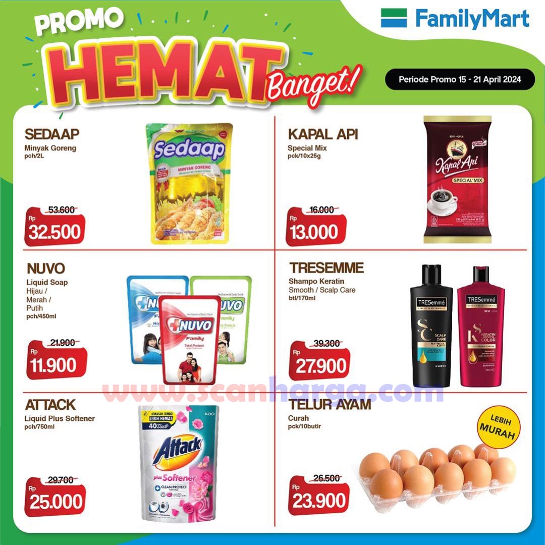 Family Mart Promo Hemat Banget Periode 15 - 21 April 2024