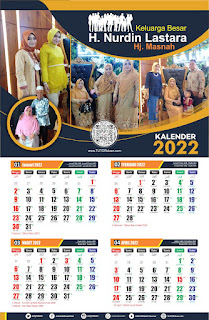 Desain Kalender 2022 CDR