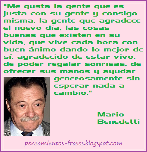 frases de Mario Benedetti