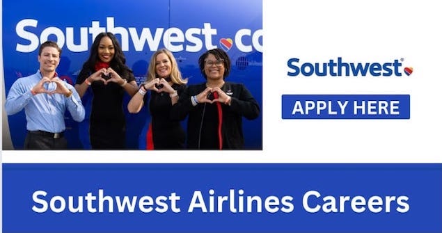 Southwest Airlines Careers in USA