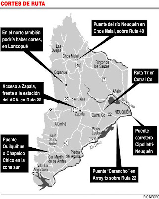 Los cortes de ATE serán en puntos estratégicos 