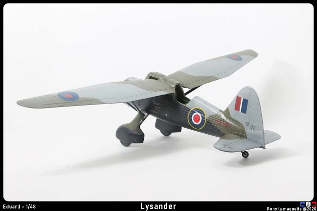 Les décalcomanies du Lysander d'Eduard au 1/48.