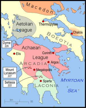 The area where the Celts invaded in Greece. The Aetolian territories ...