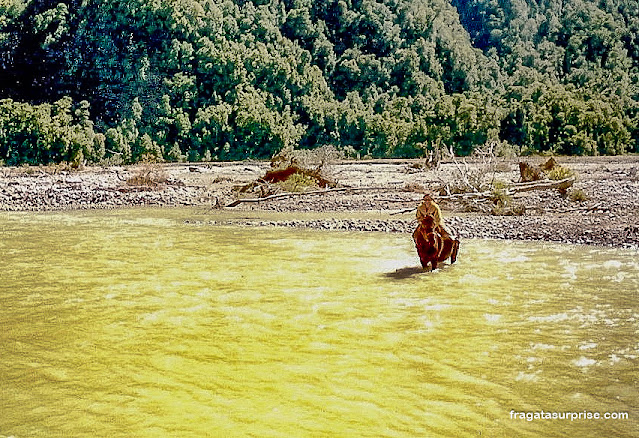 Passeio a cavalo nos Lagos Andinos no Chile