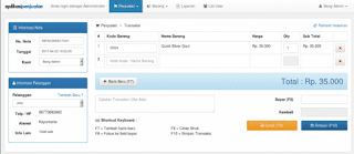 Script Program Kasir Sederhana Gratis Dengan PHP Codeigniter