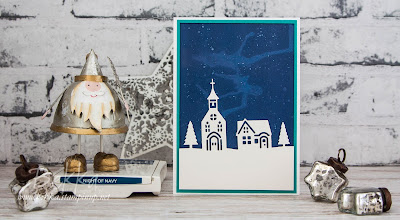 Hometown Greetings Christmas Card - get everything you need to make this card here