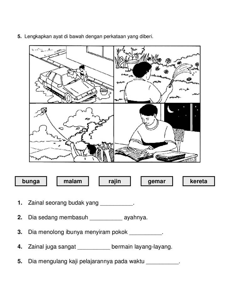 Bicara kehidupan: LATIHAN PENULISAN BAHASA MELAYU TAHUN 3