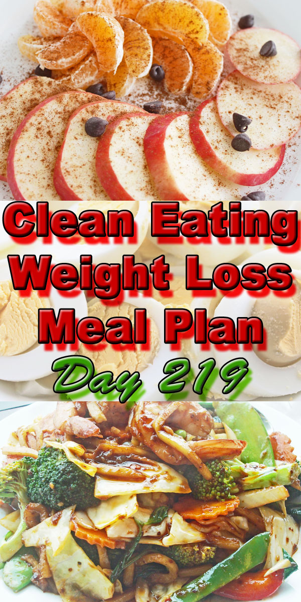 clean eating weight loss meal plan