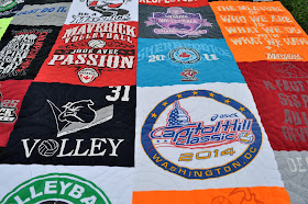 Gabrielle's T-shirt quilt