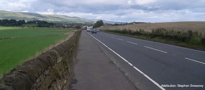 On the road again. The march from the Stables to Kirky